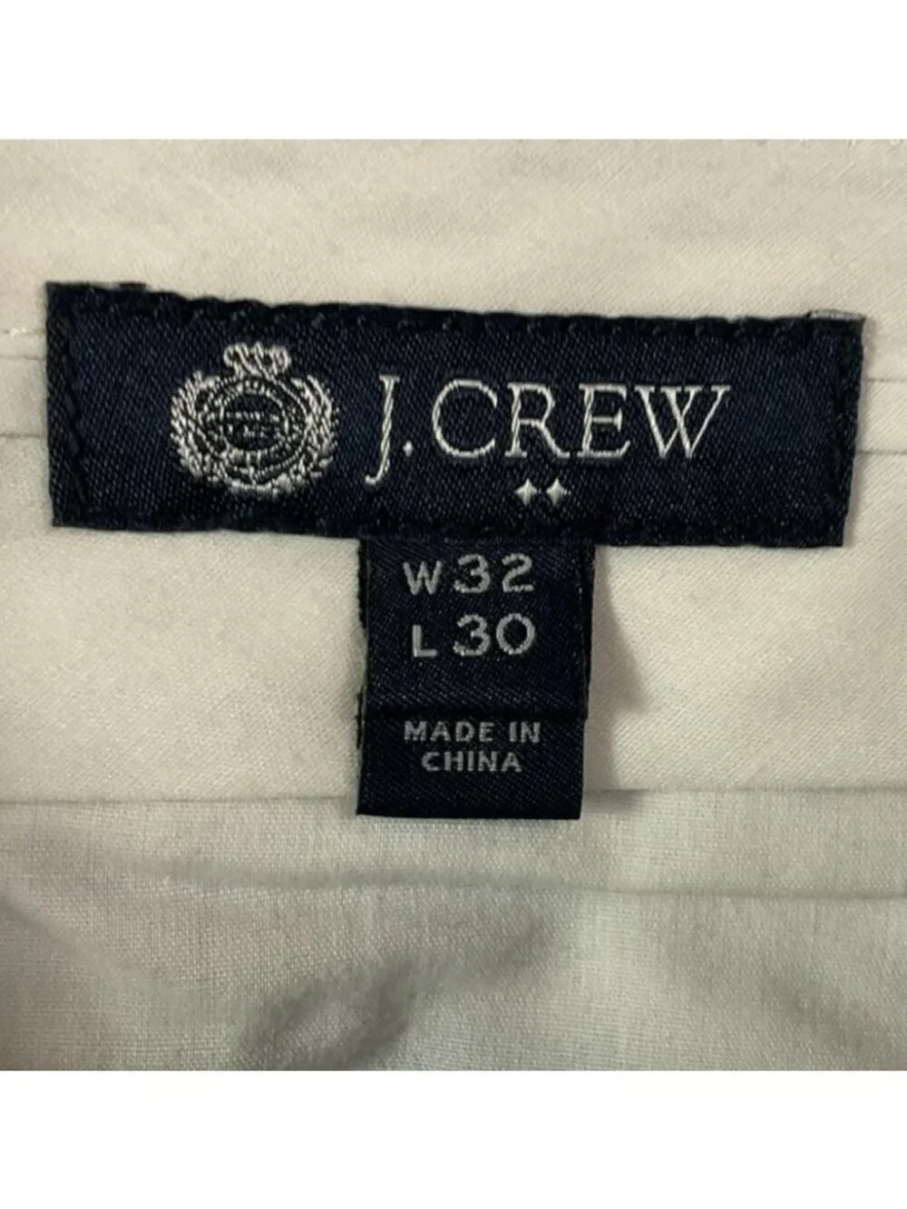 J.Crew Factory Bedford Pants W32 L30 Blue Linen Cotton Chino Pants Style A4131